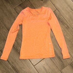 Women's Ripcurl Orange Long Sleeve Rash-guard